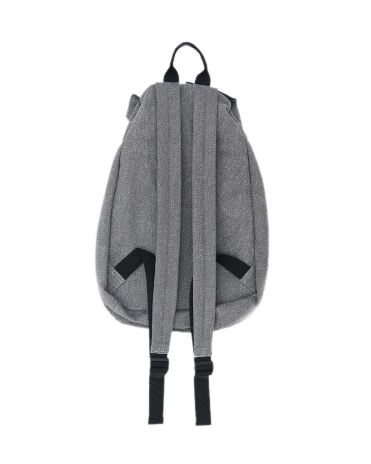 더뮤지엄비지터(THEMUSEUMVISITOR) PATCHWORK STRING MINI BACKPACK (GREY)