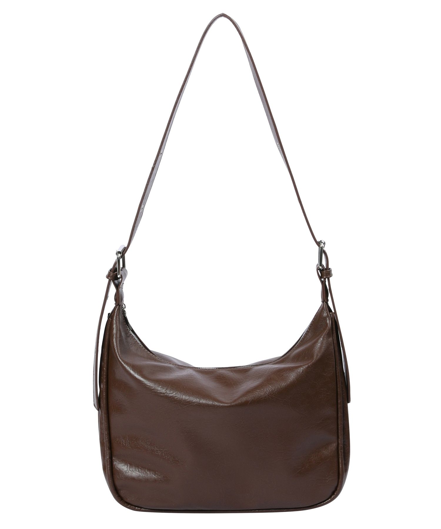 MUSINSA | MUCENT Port Double Ringle Leather Shoulder Bag