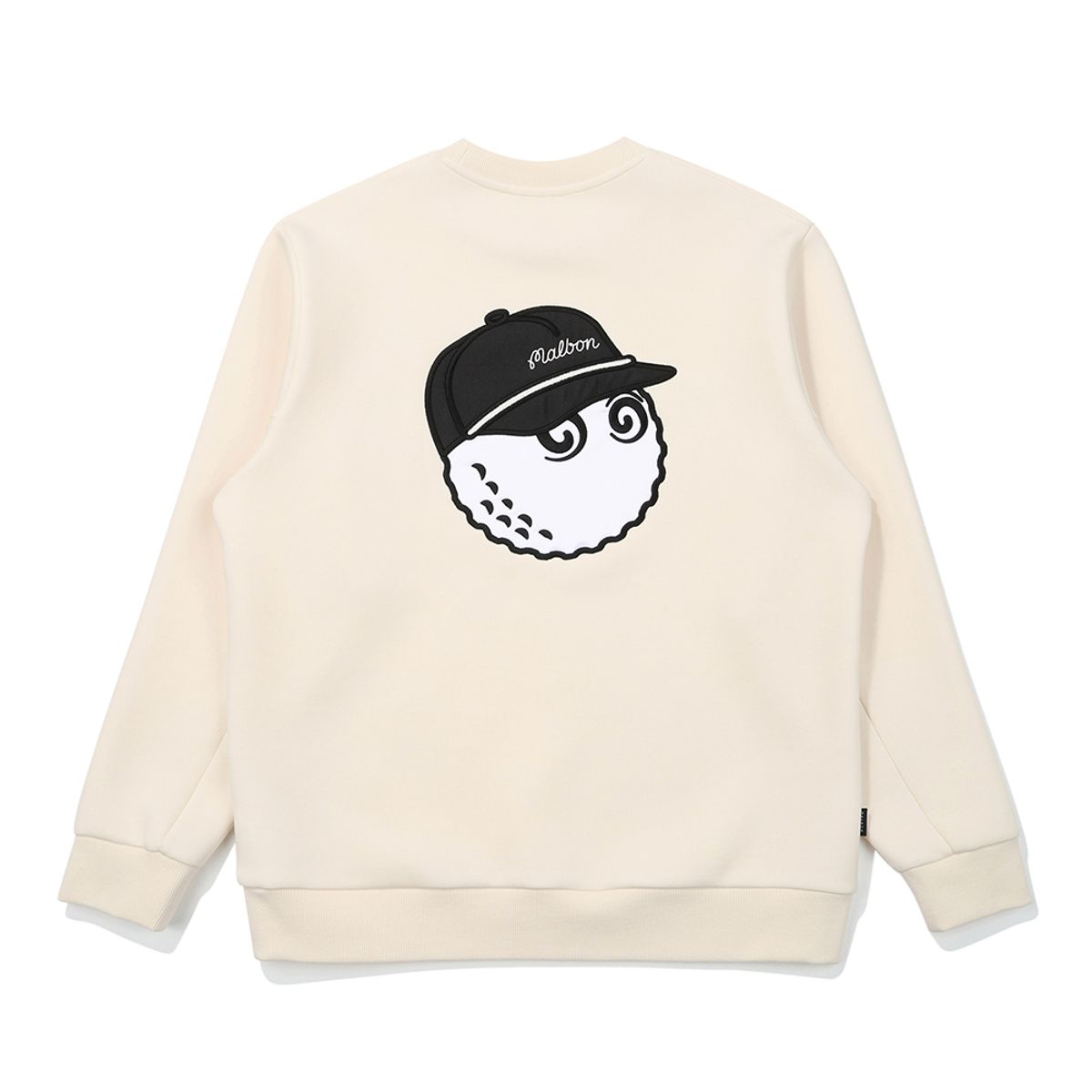 말본 골프(MALBON GOLF) 말본 에센셜 라운드 맨투맨 CREAM (MAN)