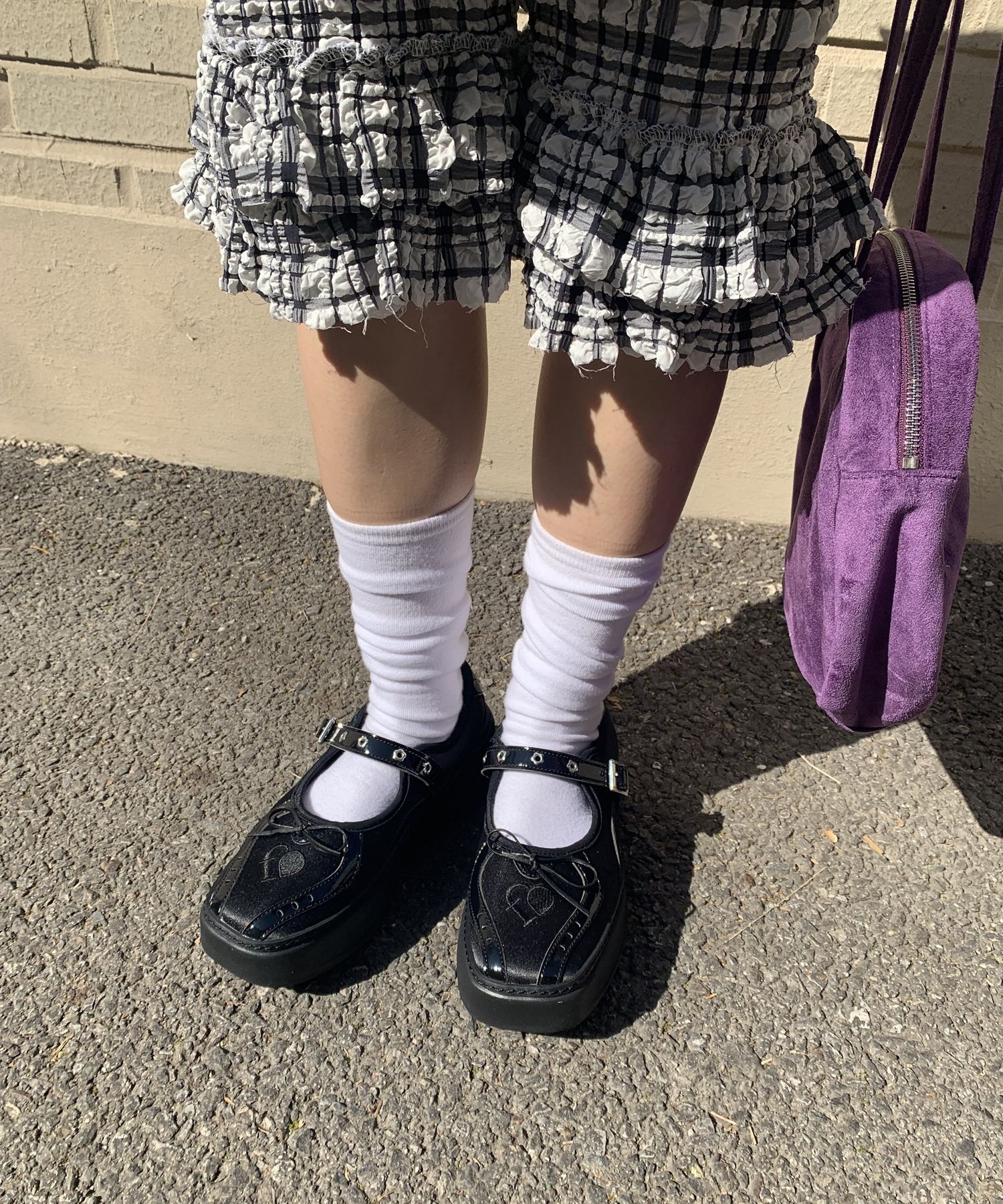 MUSINSA公式 | flct Glow stud maryjane (2color)