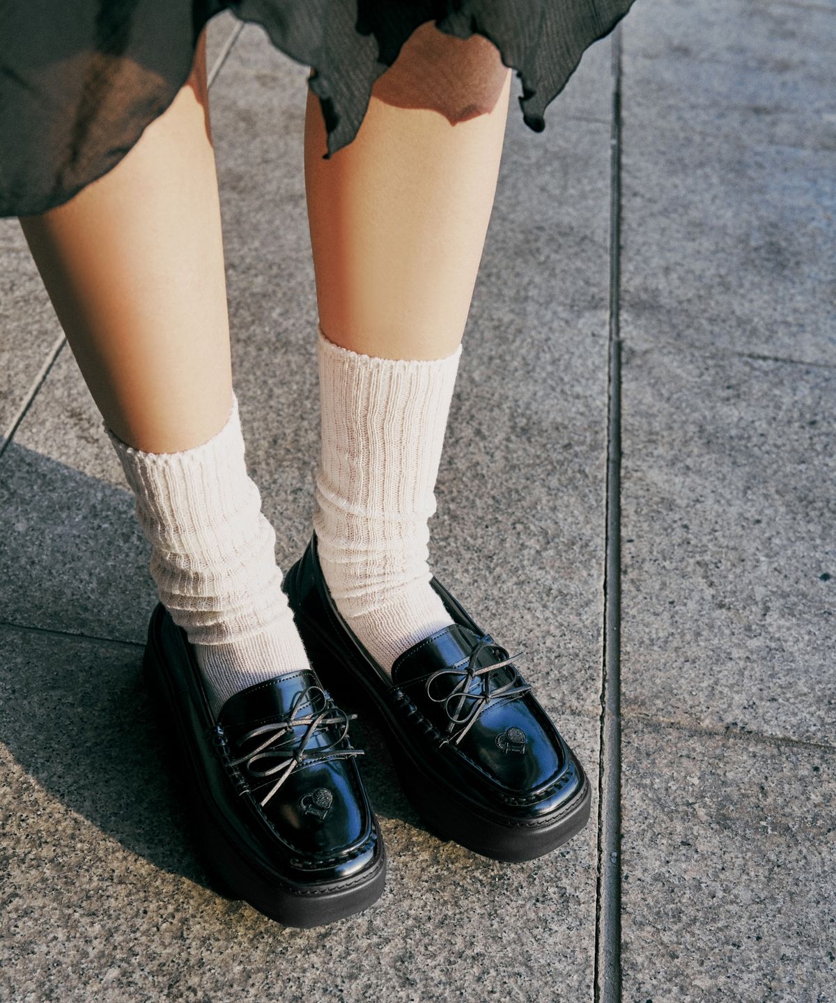 플러피시트러스(FLCT) Glow platform Loafer (2color)