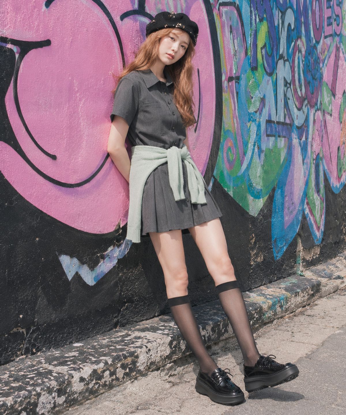 플러피시트러스(FLCT) Glow platform Loafer (2color)