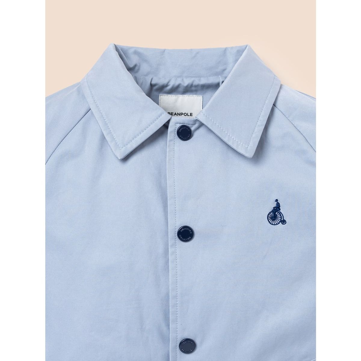 빈폴 키즈(BEANPOLE KIDS) 칼라형 홑겹 블루종 등교점퍼  스카이 블루 (BI5139U03Q)
