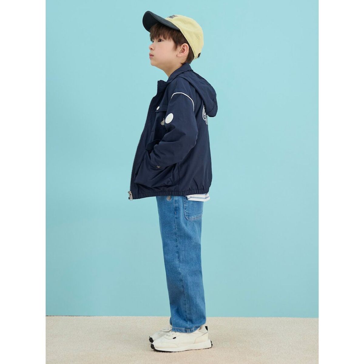 빈폴 키즈(BEANPOLE KIDS) 캐주얼 포켓 등교 점퍼  네이비 (BI5139U05R)