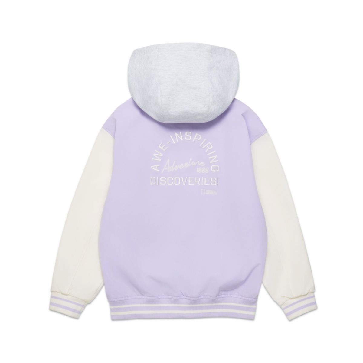 내셔널지오그래픽 키즈(NATIONAL GEOGRAPHIC KIDS) K251UJP930 우븐 베이스볼 점퍼 LAVENDER