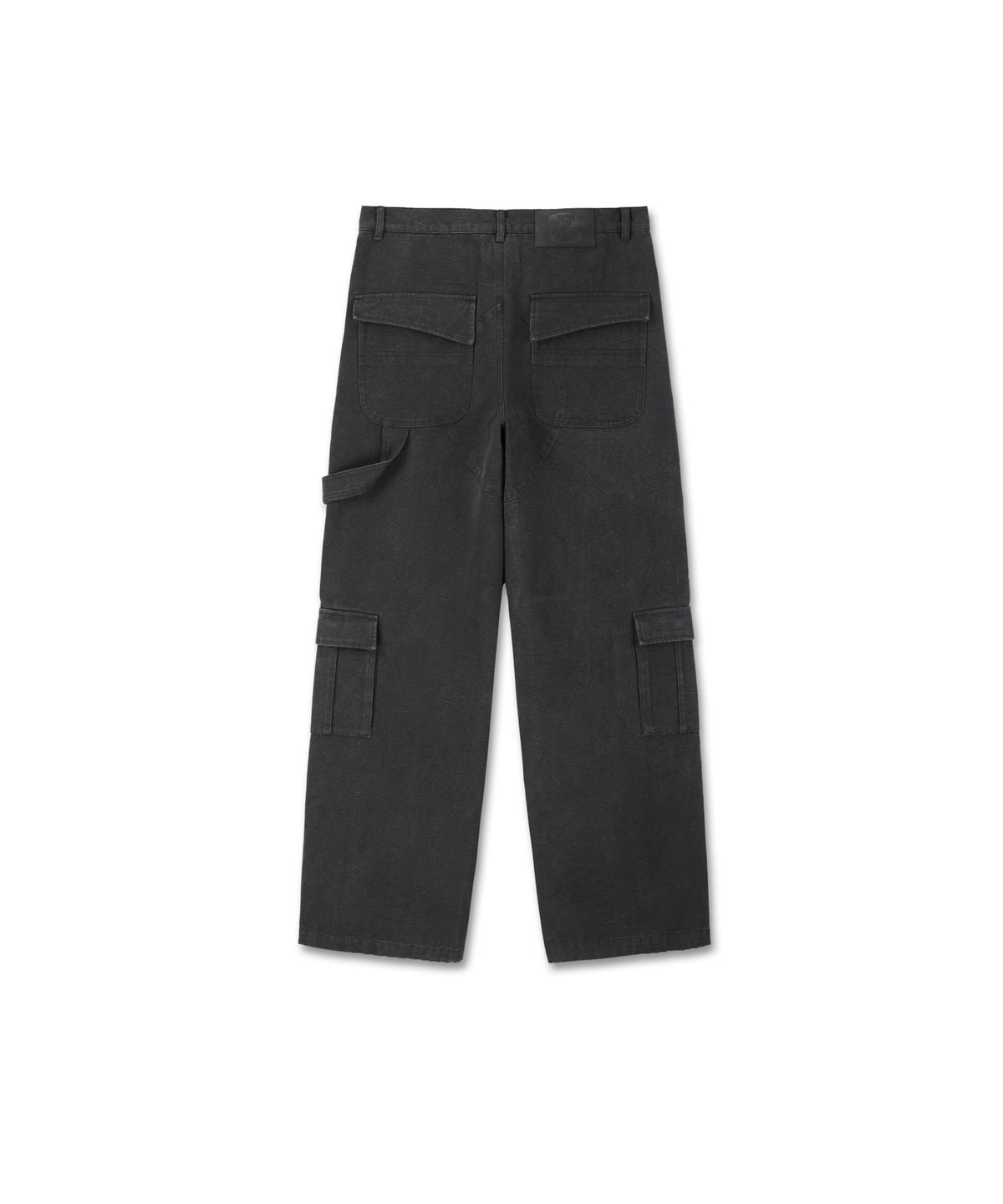 9999아카이브(9999ARCHIVE) Oblique Pocket Wide Cargo Pants