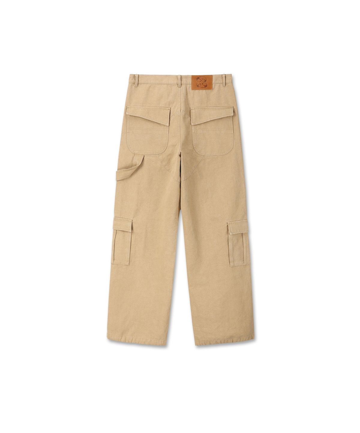 9999아카이브(9999ARCHIVE) Oblique Pocket Wide Cargo Pants