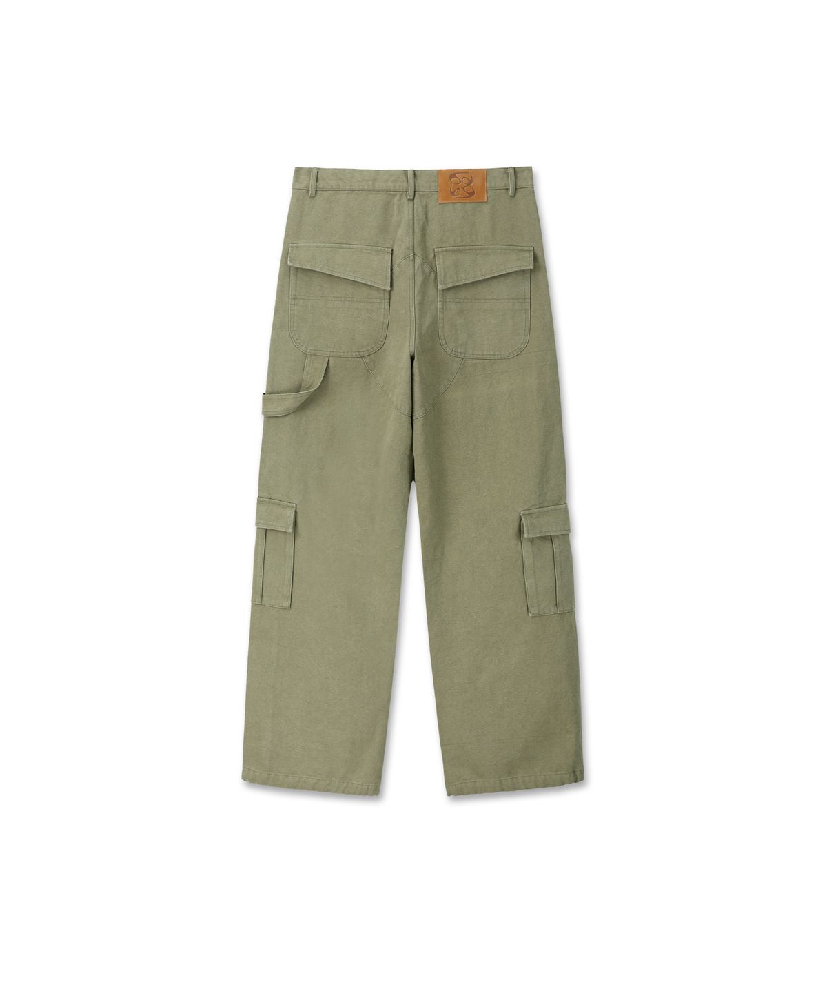 9999아카이브(9999ARCHIVE) Oblique Pocket Wide Cargo Pants