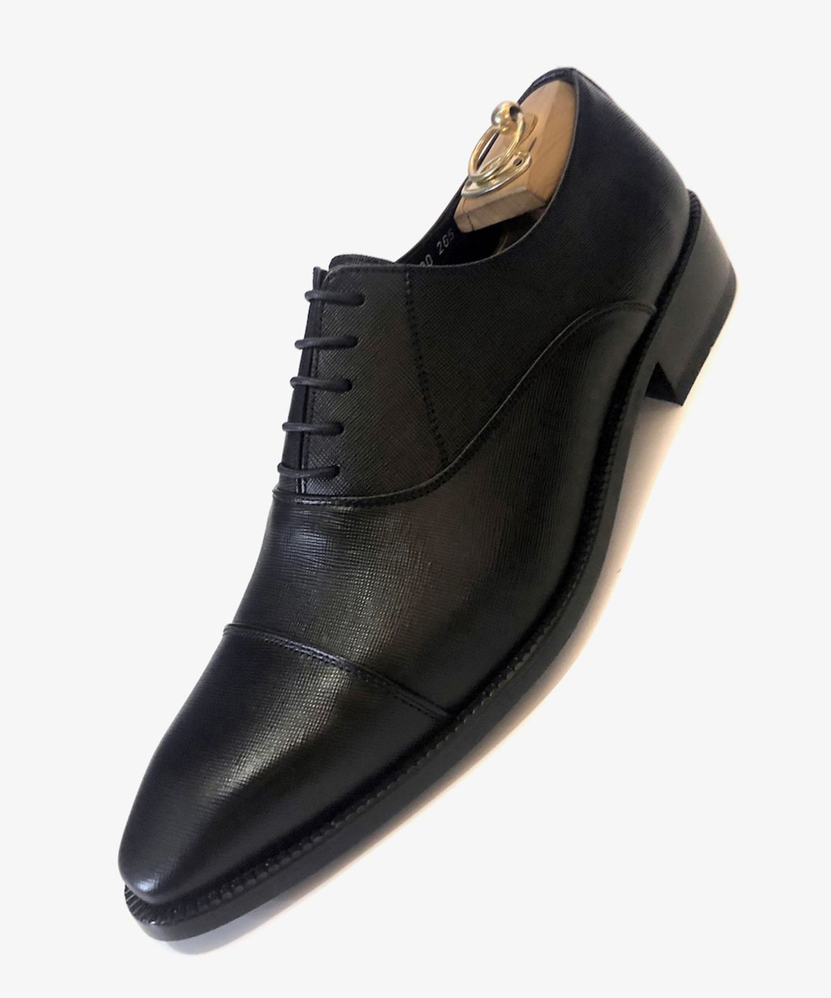 조앤슈(JOENSHOE) 로템 스트레이트팁 옥스퍼드 사피아노 블랙