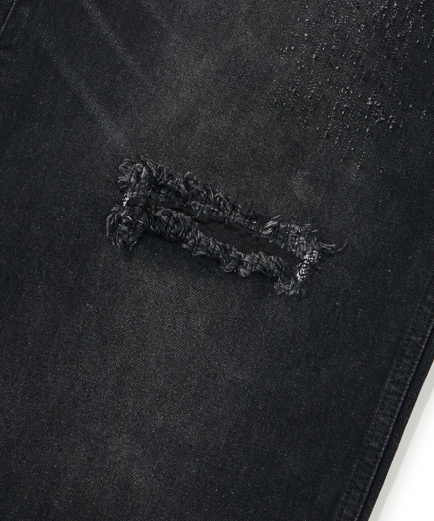 ★codegraphy★ Wide fit scratch denim pants black CBESUDP051 MUSINSA公式 | Codegraphy Wide fit scratch denim pants_black