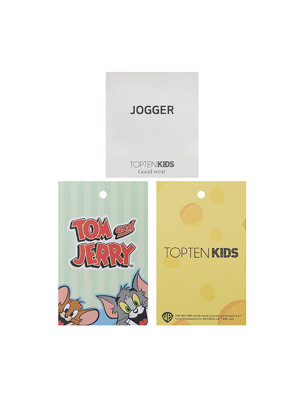 탑텐 키즈(TOPTEN KIDS) 공용) 톰과제리 라이트 테리 조거 스웨트팬츠_MKF1PT3802BK