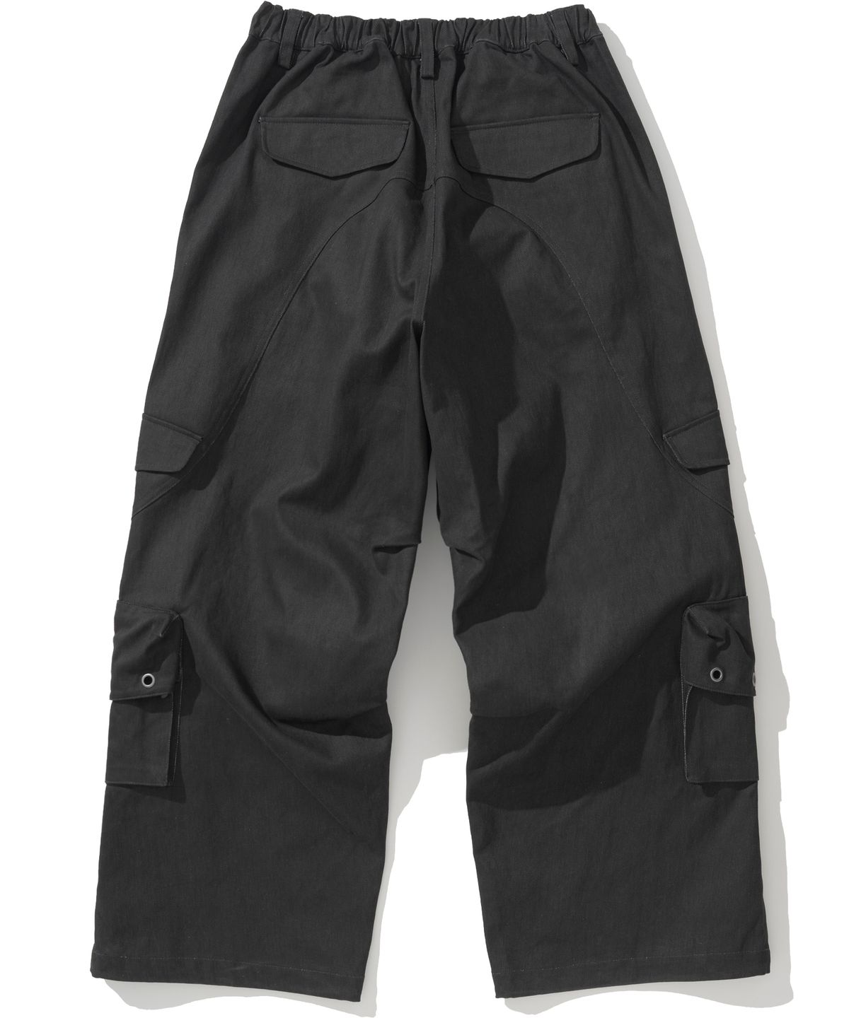 낫포너드(NOT4NERD) Twill Cotton Incision Cargo Pants - Charcoal