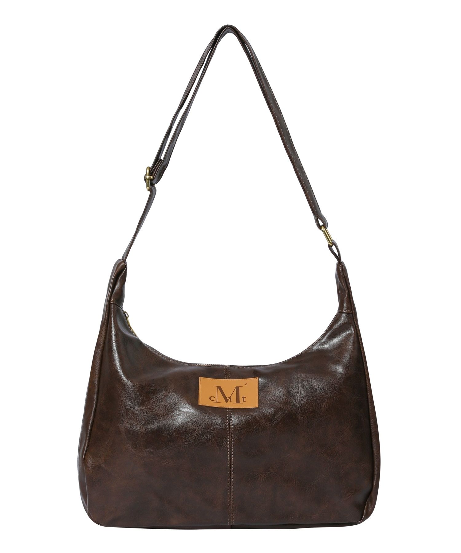 ◆MUCENT◆ Merin Gold Line Leather Shoulder Bag Unisex 2 Col MUSINSA | MUCENT Merin Gold Line Leather Shoulder Bag Unisex