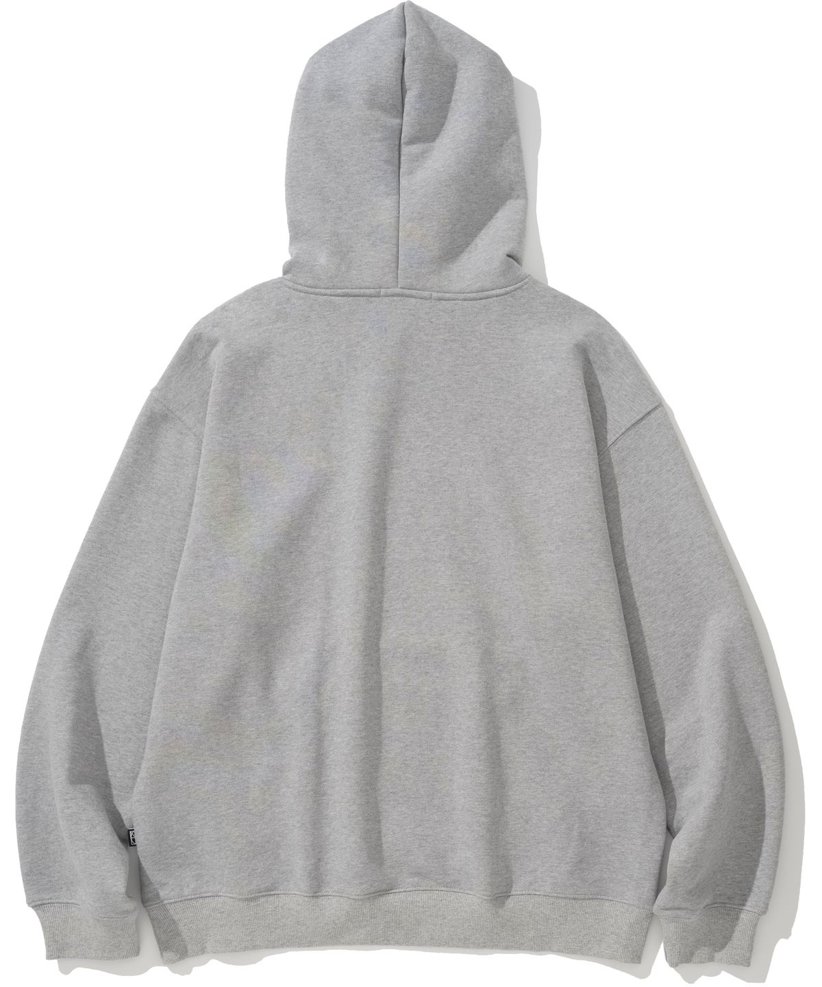 낫포너드(NOT4NERD) N4ND Drip Logo Pullover Hood - Grey