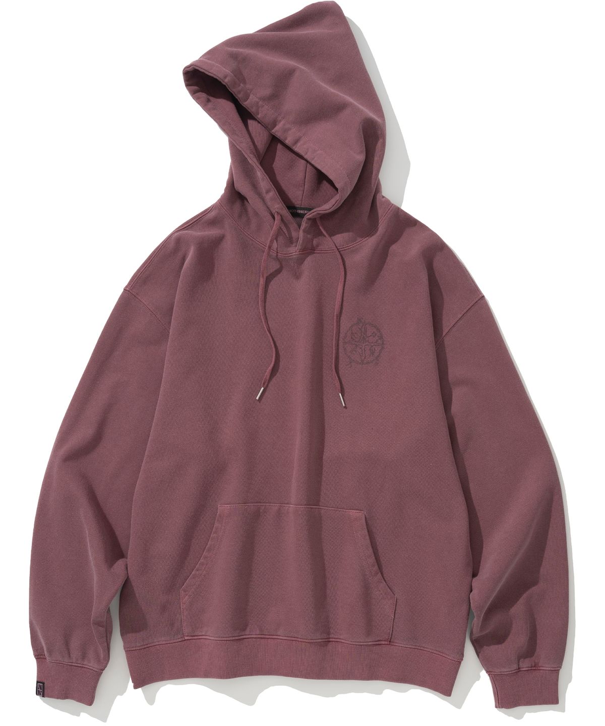 낫포너드(NOT4NERD) Rune Logo Pullover Hood - Red