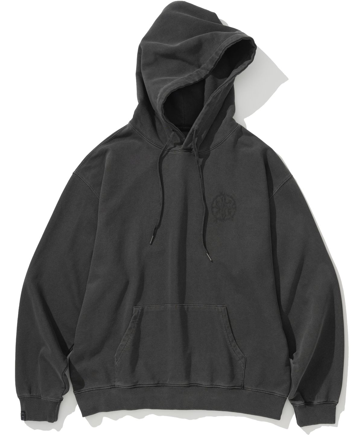 낫포너드(NOT4NERD) Rune Logo Pullover Hood - Charcoal