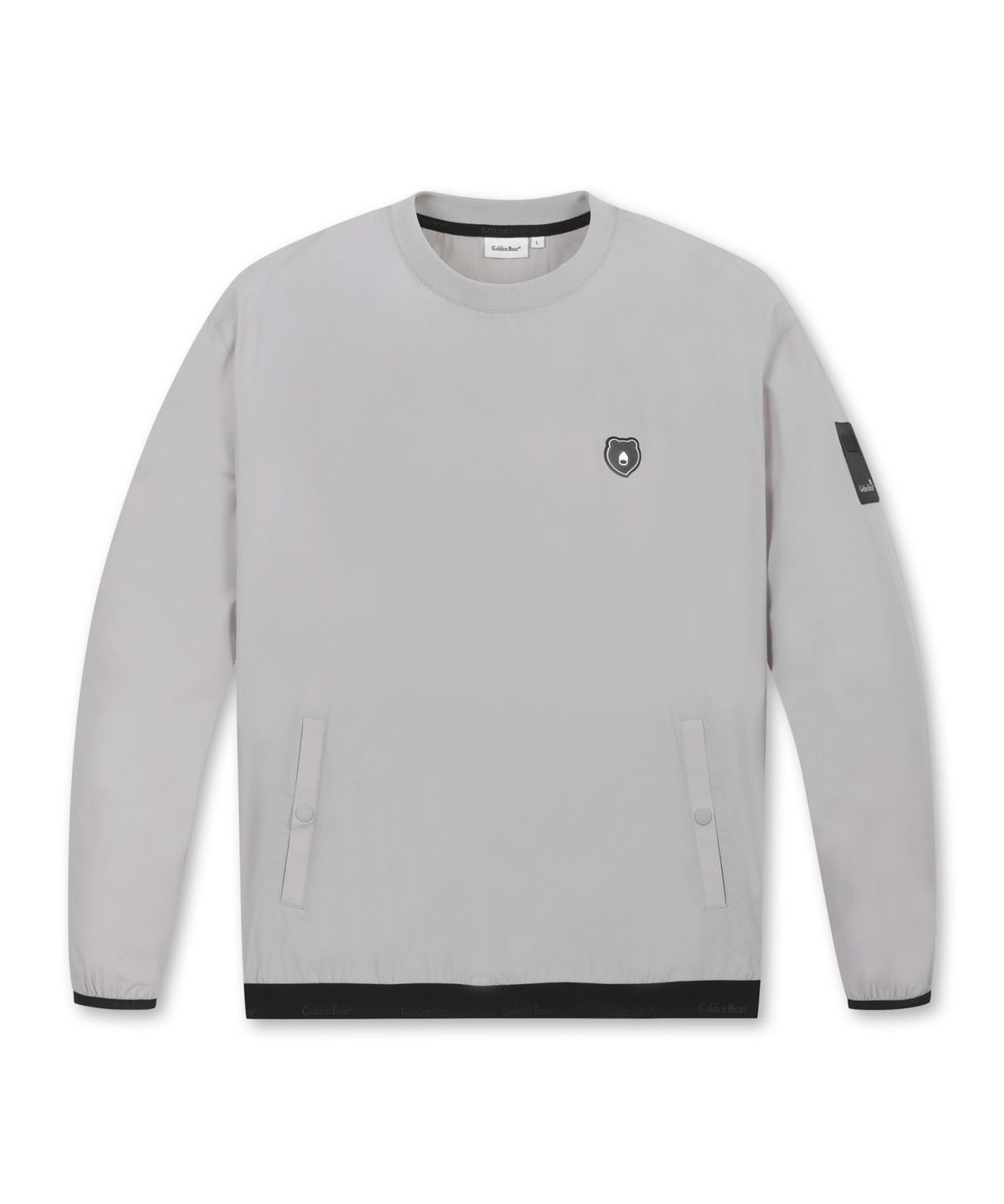 골든베어(GOLDEN BEAR) Stretchable Woven Long Sleeves Sweatshirt_G4TAM25131GYX