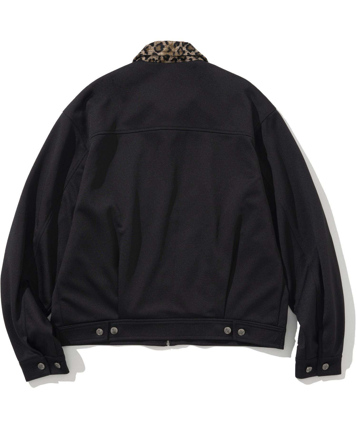 MUSINSA | NOT4NERD Tiger Leopard Jersey Jacket - Black