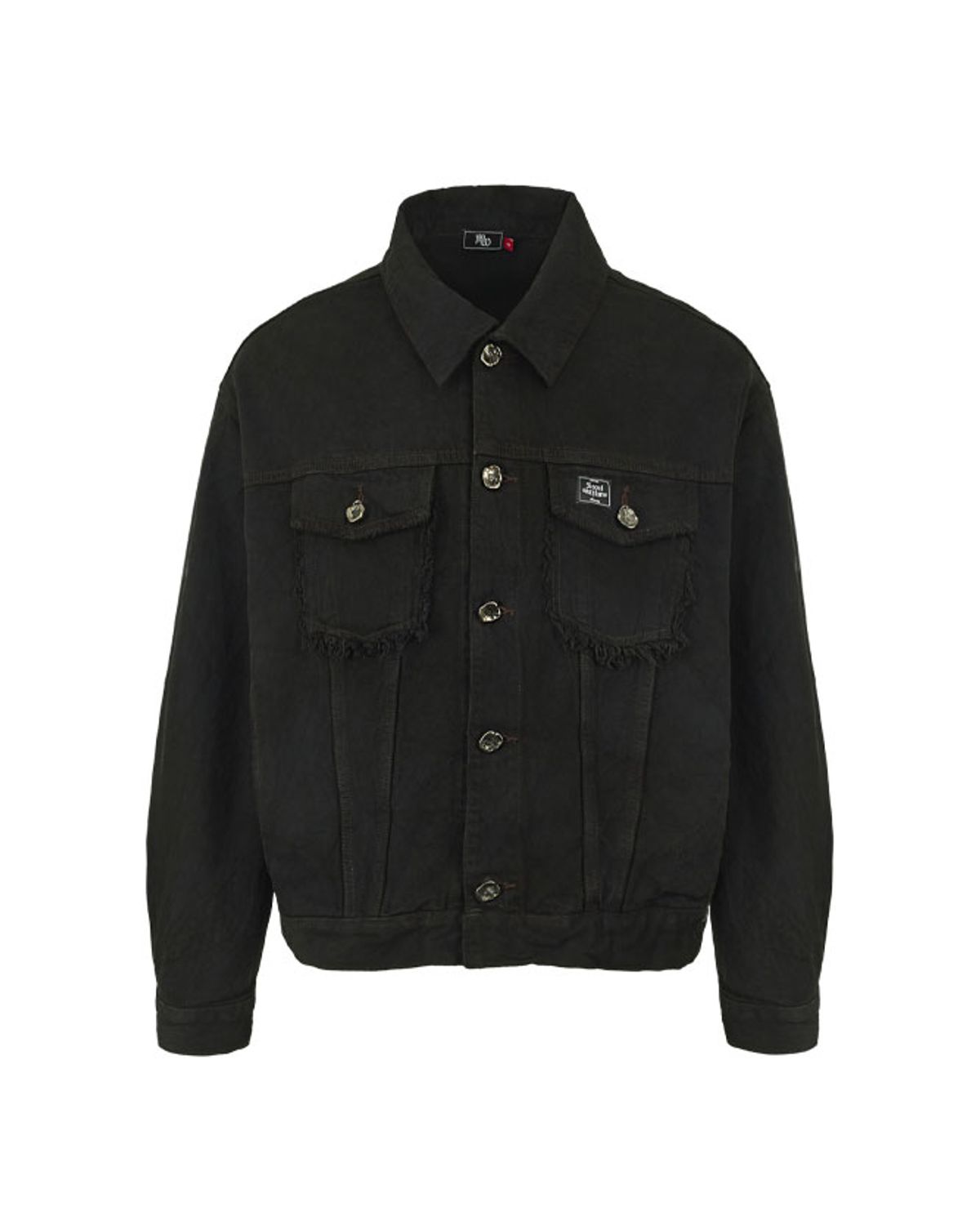 뭉(MWOONG) Oksuroad Washed Black Denim Trucker Jacket