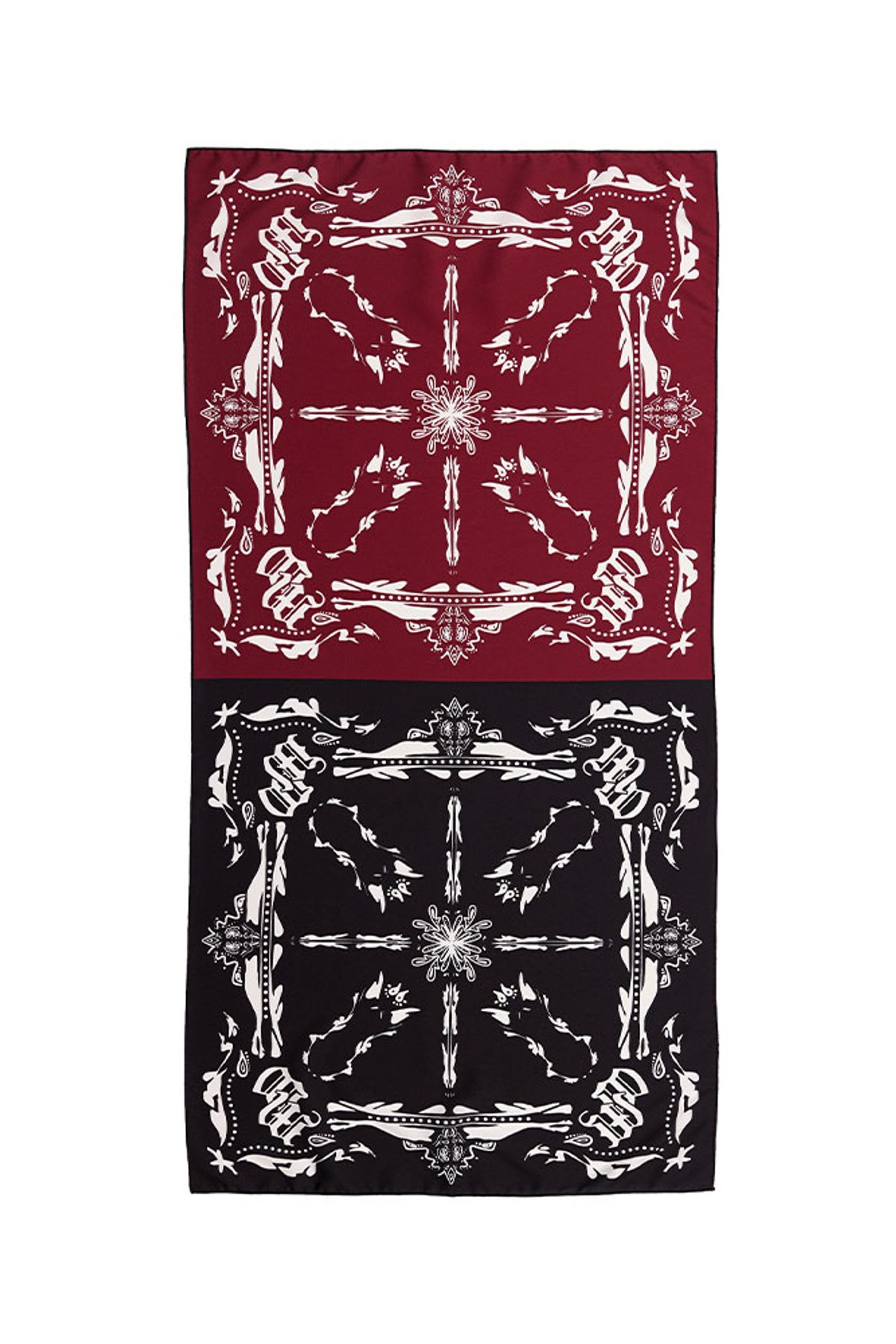 뭉(MWOONG) Double Bandana Silk Scarf