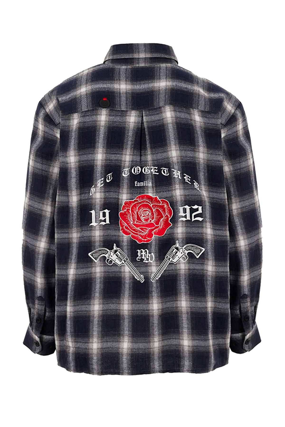 뭉(MWOONG) Oldschool Check Flannel Shirts(NAVY)
