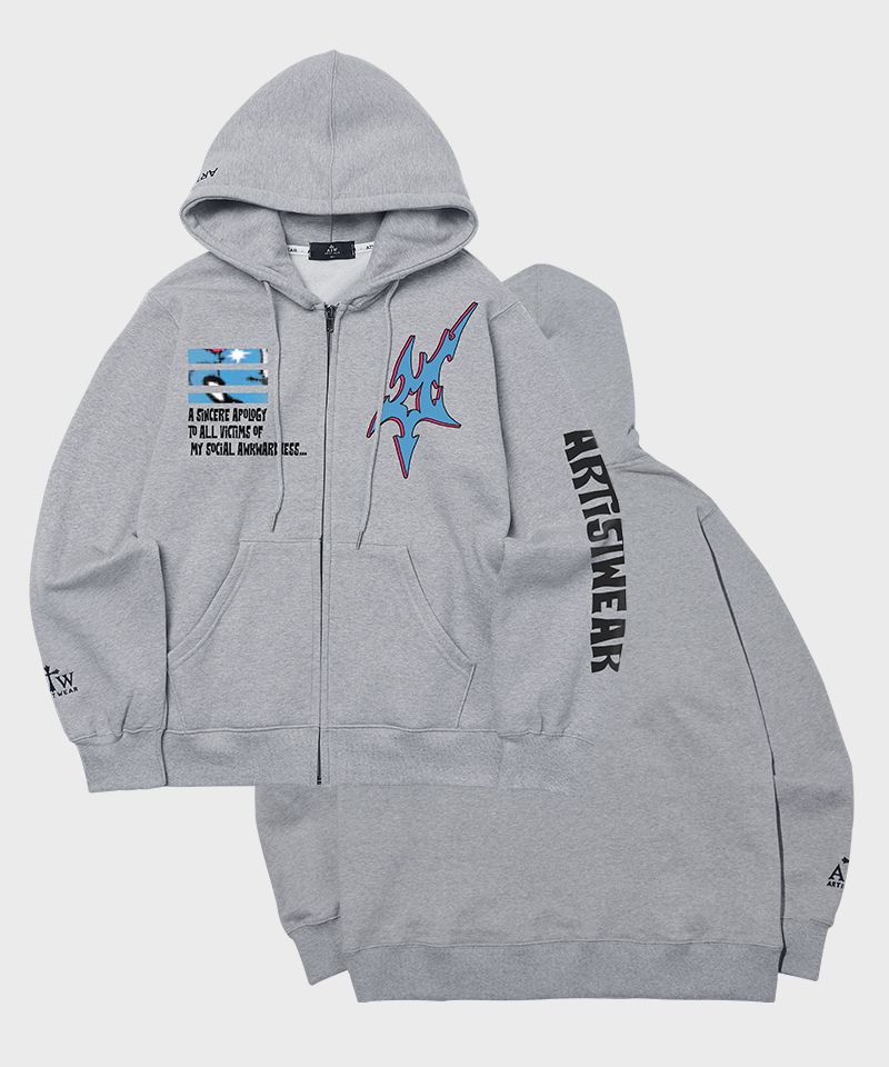 MUSINSA | ARTISTWEAR [ATW] Seraday Hooded Zip-up