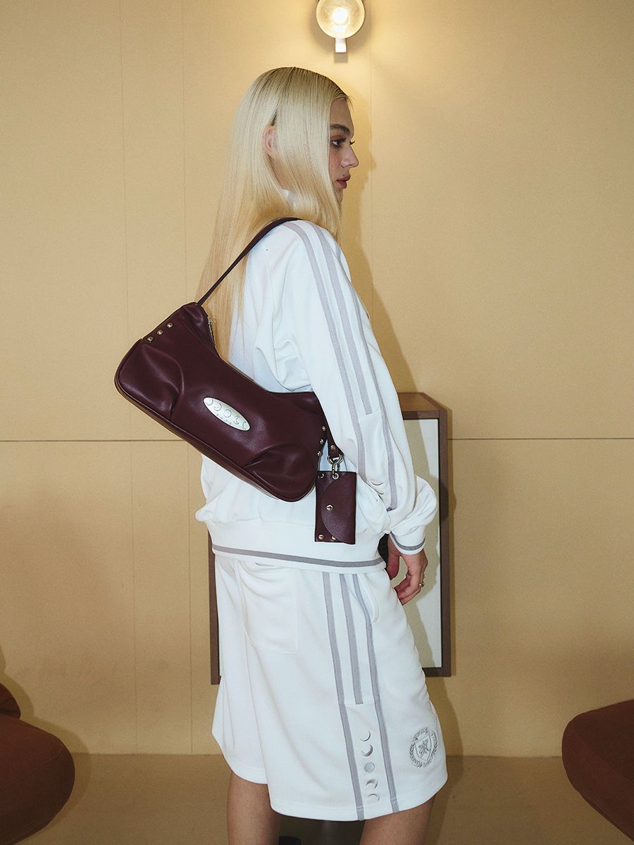 ◆ NYXX ◆ P.O.M HOBO BAG BURGUNDY MUSINSA | NYXX P.O.M HOBO BAG BURGUNDY
