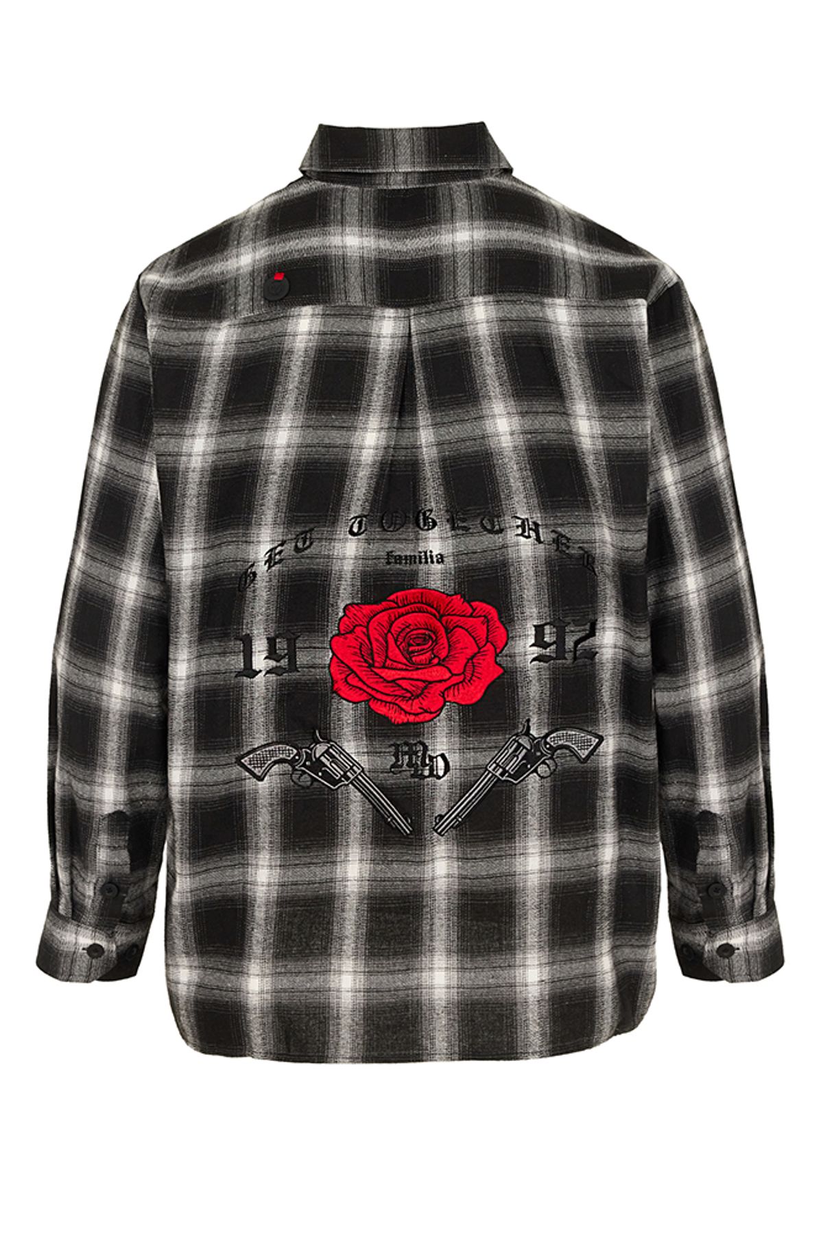 뭉(MWOONG) Oldschool Check Flannel Shirts(BLACK)