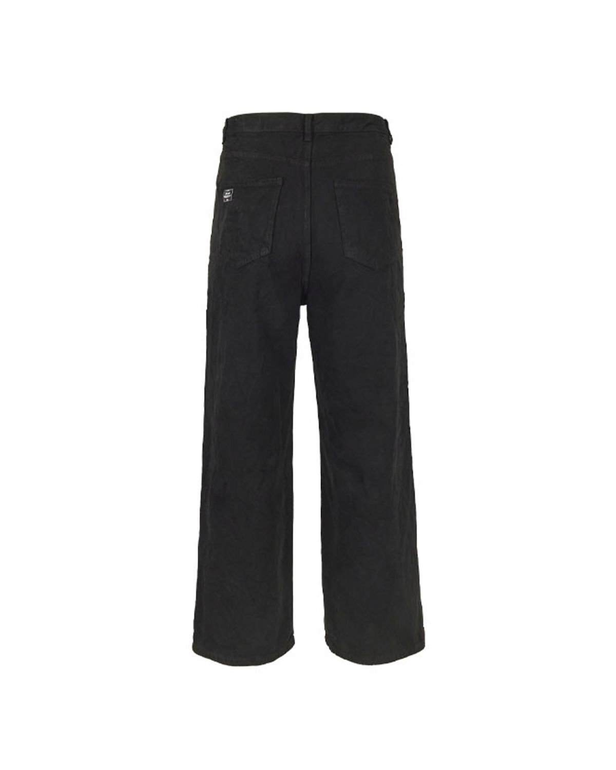 뭉(MWOONG) Washed Black Denim Trucker Pants