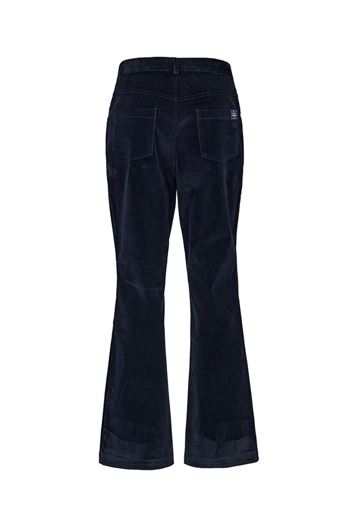 뭉(MWOONG) Velvet Denim Flared-fit Pants(NAVY)