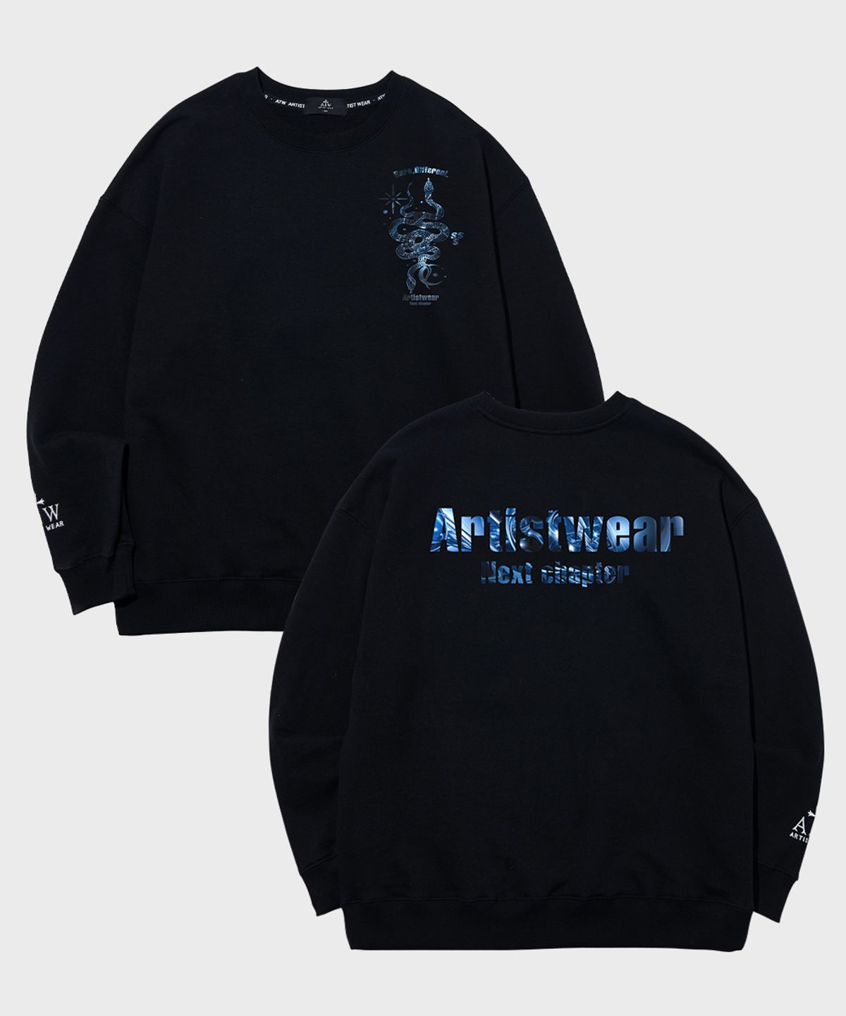 아티스트웨어(ARTISTWEAR) [ATW] 푸른뱀 맨투맨