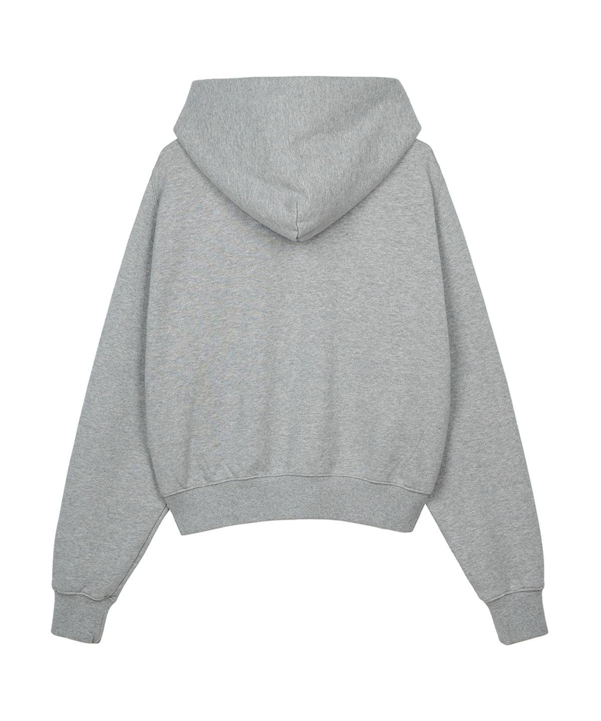 에프디알(FDR) Disk Logo Denim Applique Zip-Up M.Gray