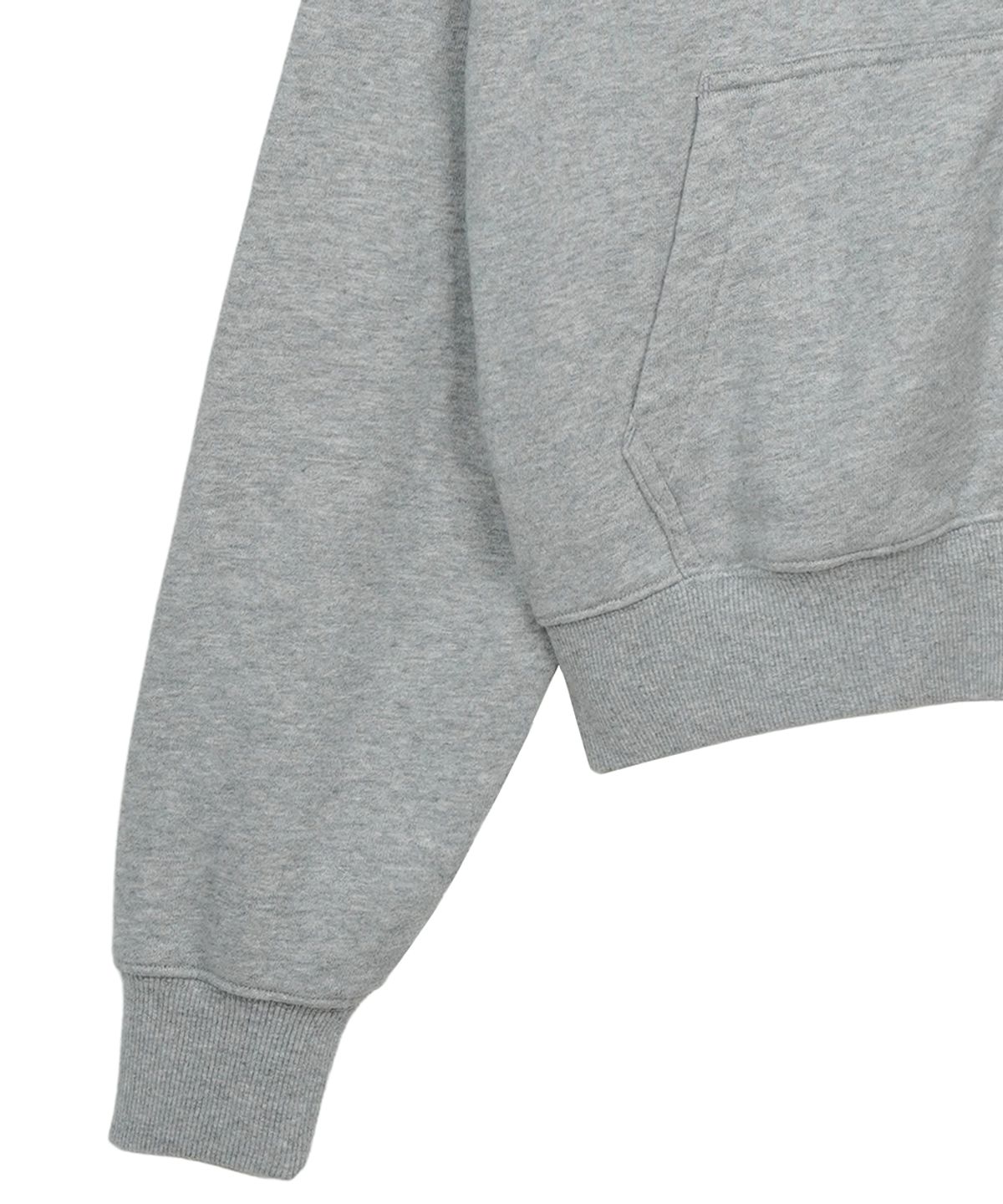 에프디알(FDR) Disk Logo Denim Applique Zip-Up M.Gray