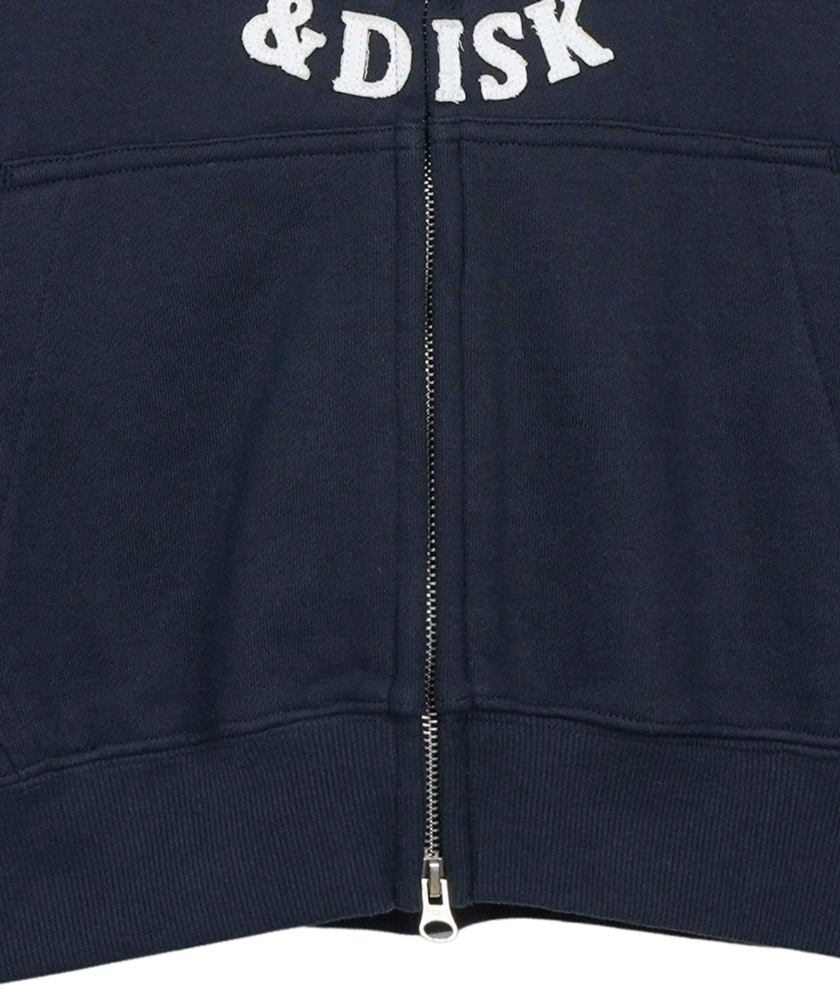 에프디알(FDR) Research Signet Applique Hood Zip-Up Navy