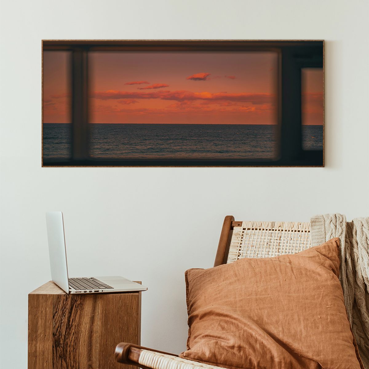 인메이블(INMABLE) 와이드 포스터 액자 대형 인테리어 소품 Chasing Sunsets