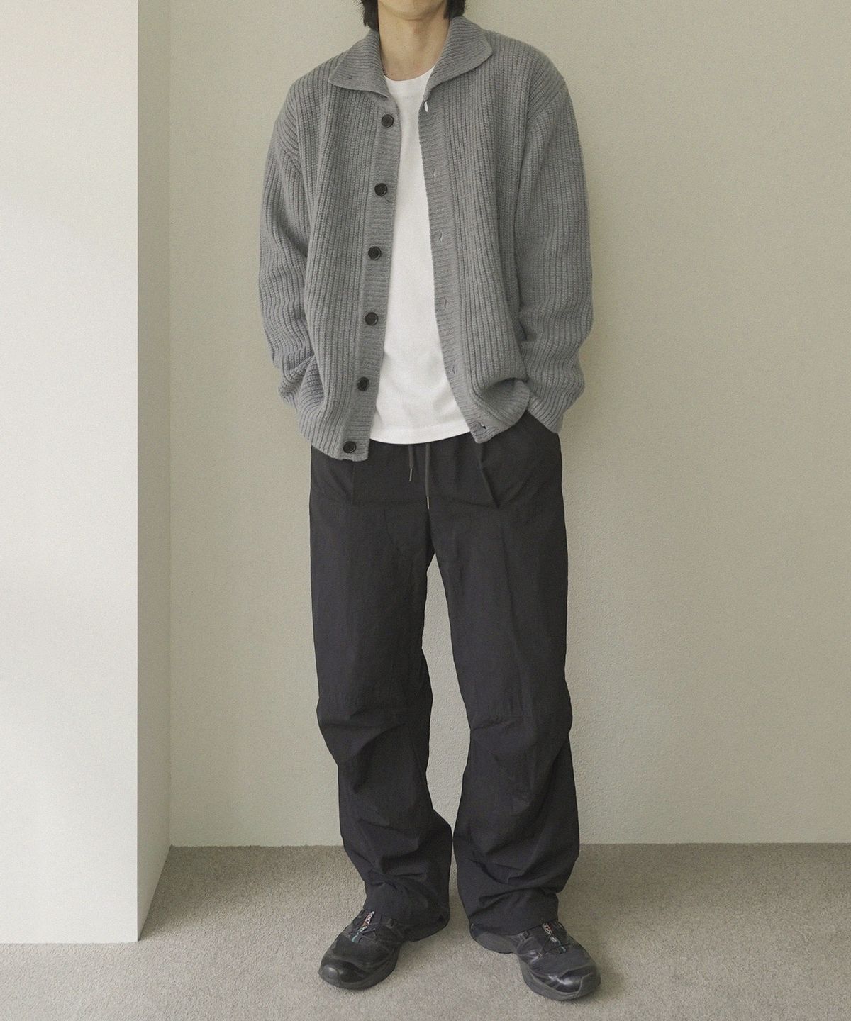 시도(SIIIIDO) HERMANN HEAVY YAK WOOL COLLAR CARDIGAN #1