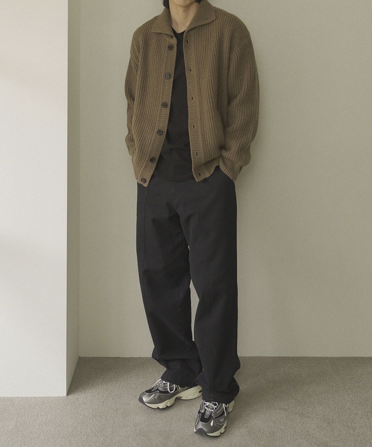 시도(SIIIIDO) HERMANN HEAVY YAK WOOL COLLAR CARDIGAN #2