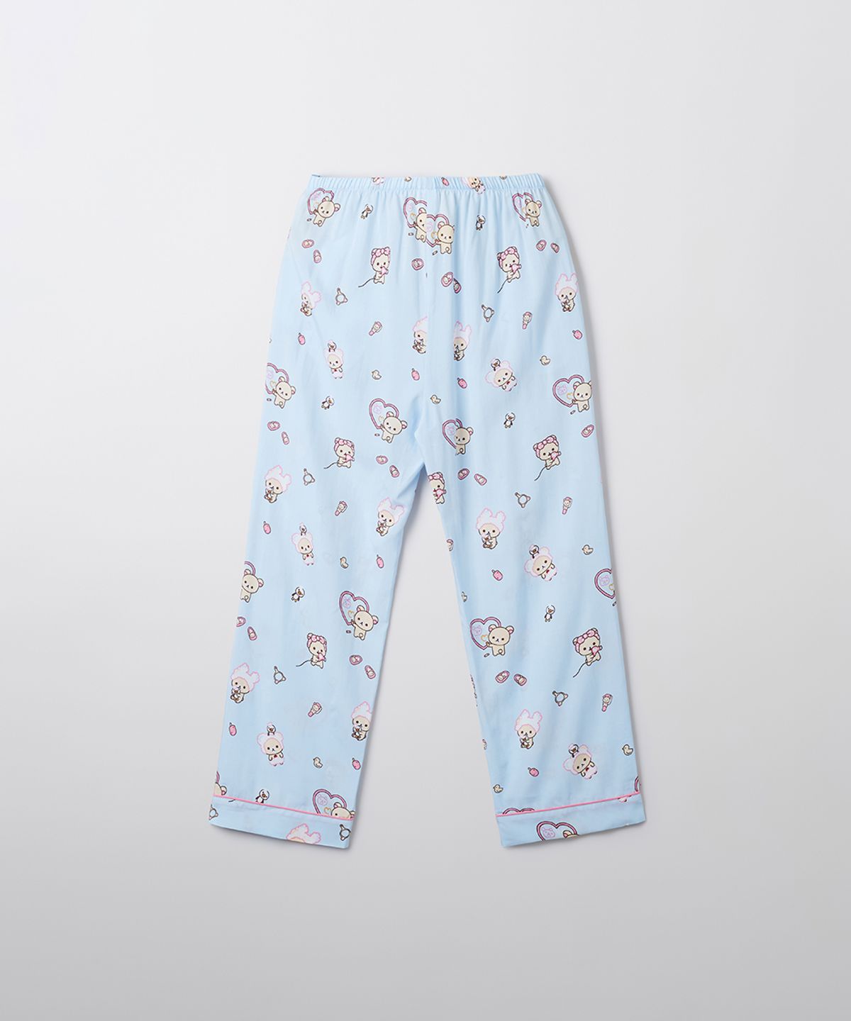 스파오(SPAO) [리락쿠마] 쿠마들의 자유시간 긴팔 파자마(LIGHT BLUE)_SPPPF23U05