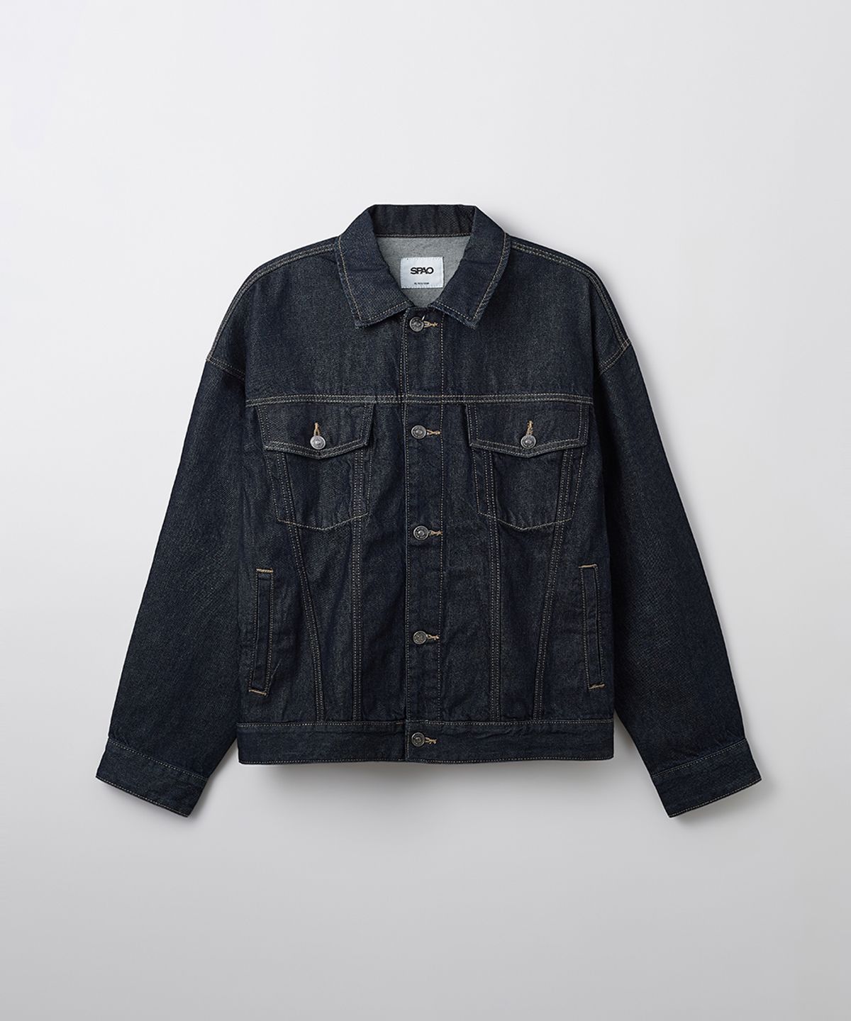 스파오(SPAO) 데님 트러커 재킷_SPJEF23C01