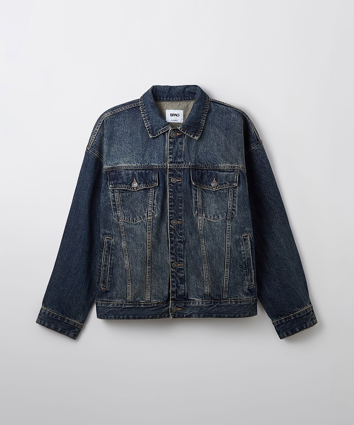 스파오(SPAO) 데님 트러커 재킷_SPJEF23C01