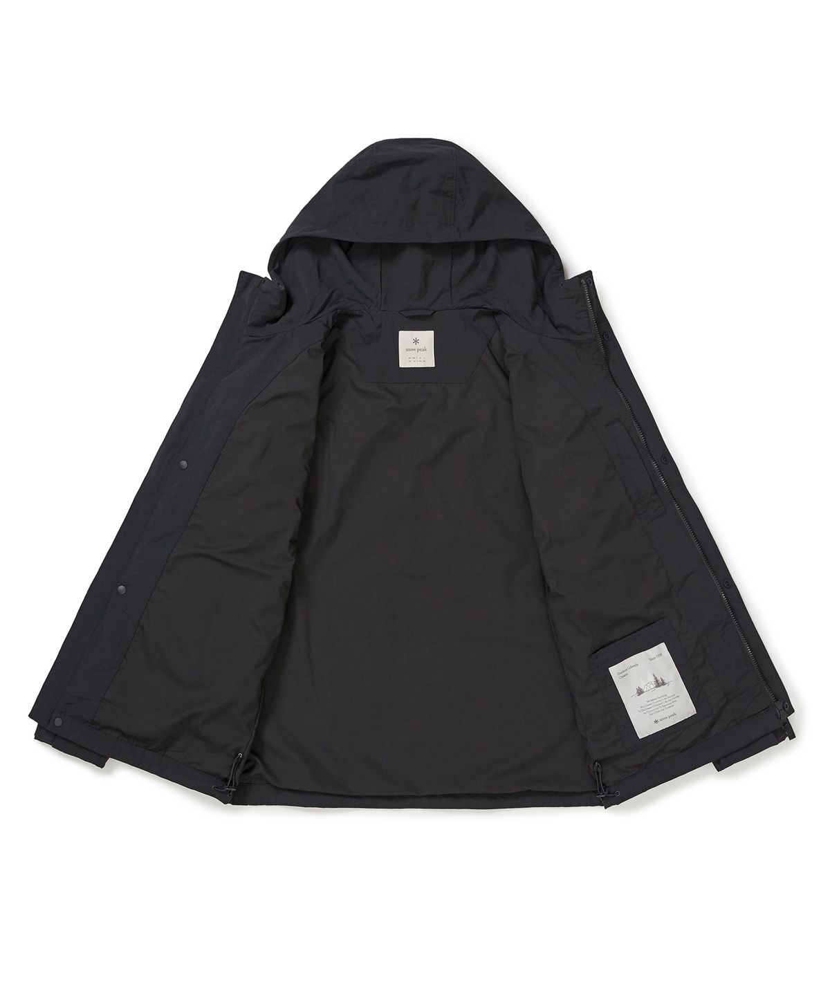스노우피크 어패럴(SNOWPEAK APPAREL) 캠플 유틸리티 바람막이 (S25SMCWB10) Dark Charcoal