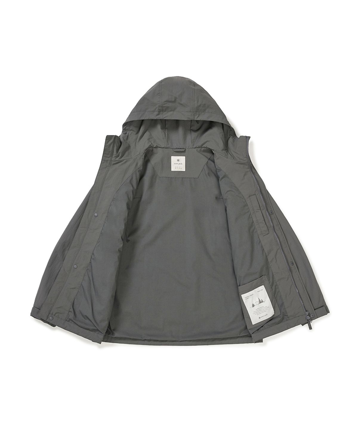 스노우피크 어패럴(SNOWPEAK APPAREL) 캠플 유틸리티 바람막이 (S25SMCWB10) Dark Gray