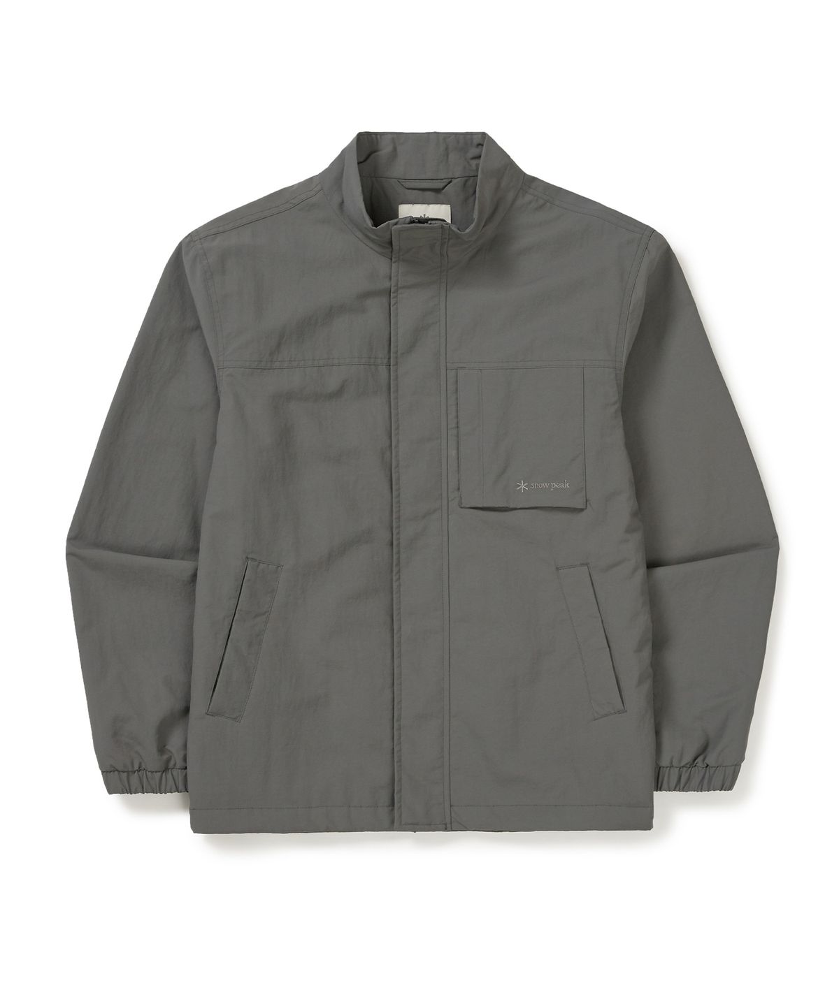 스노우피크 어패럴(SNOWPEAK APPAREL) 캠플 스탠드넥 바람막이 (S25SMCWB12) Dark Gray