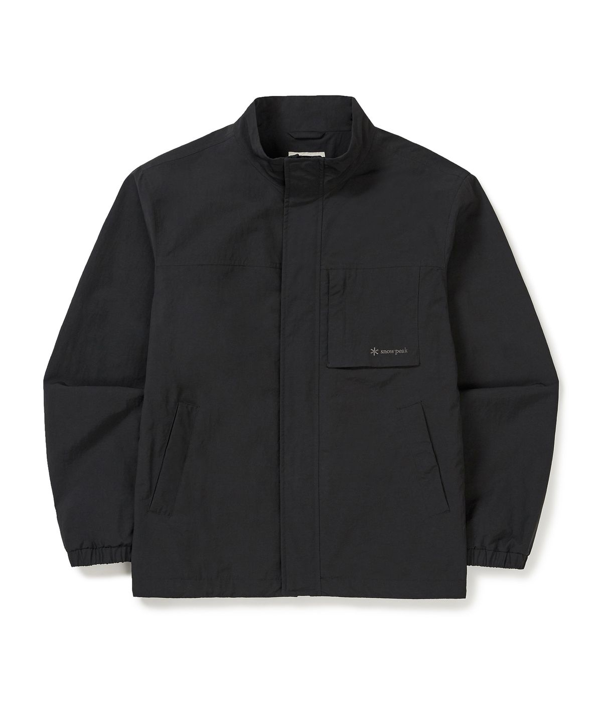 스노우피크 어패럴(SNOWPEAK APPAREL) 캠플 스탠드넥 바람막이 (S25SMCWB12) Dark Charcoal