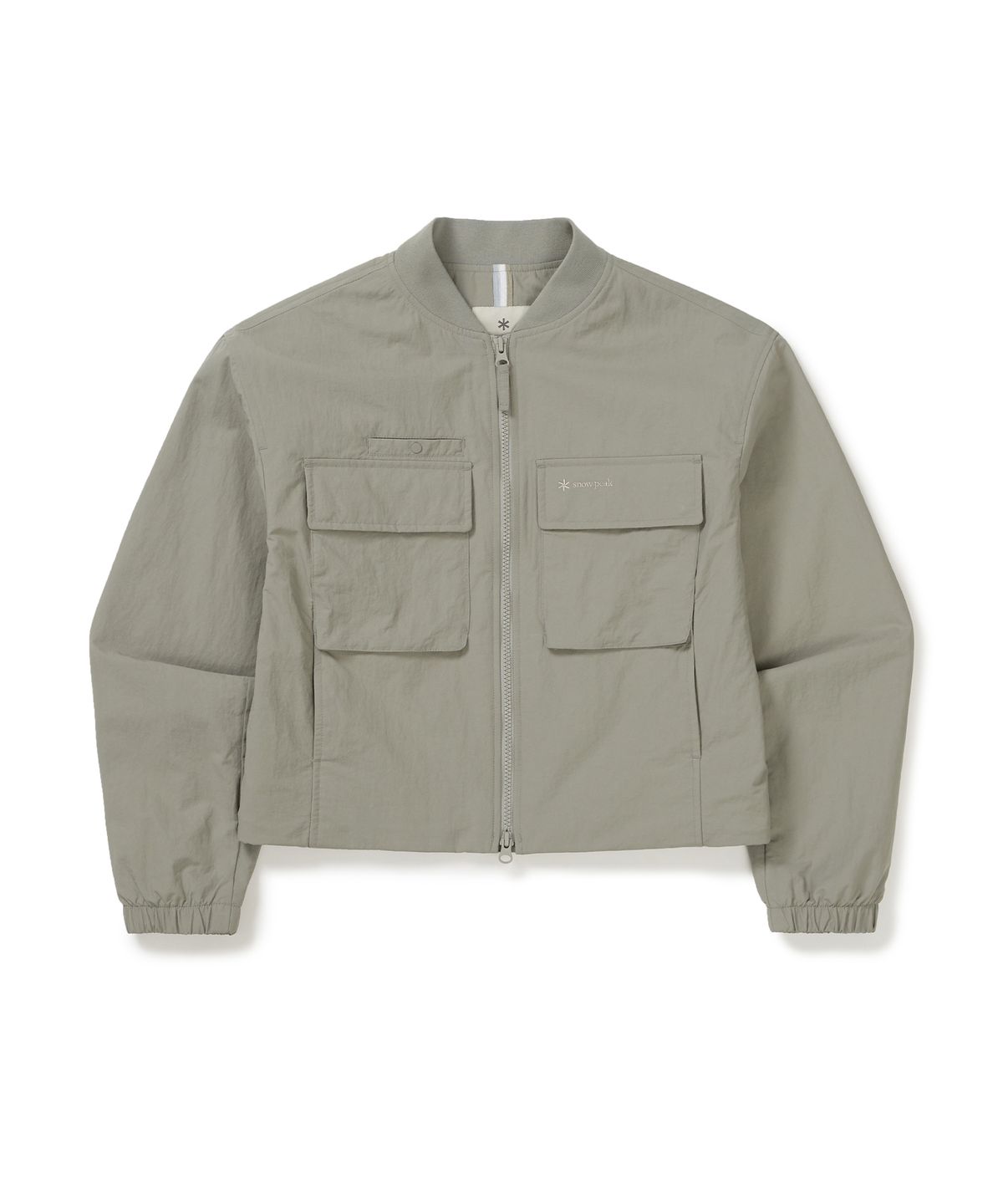 스노우피크 어패럴(SNOWPEAK APPAREL) 캠플 여성 봄버 자켓 (S25SWCWB13) Fog Gray