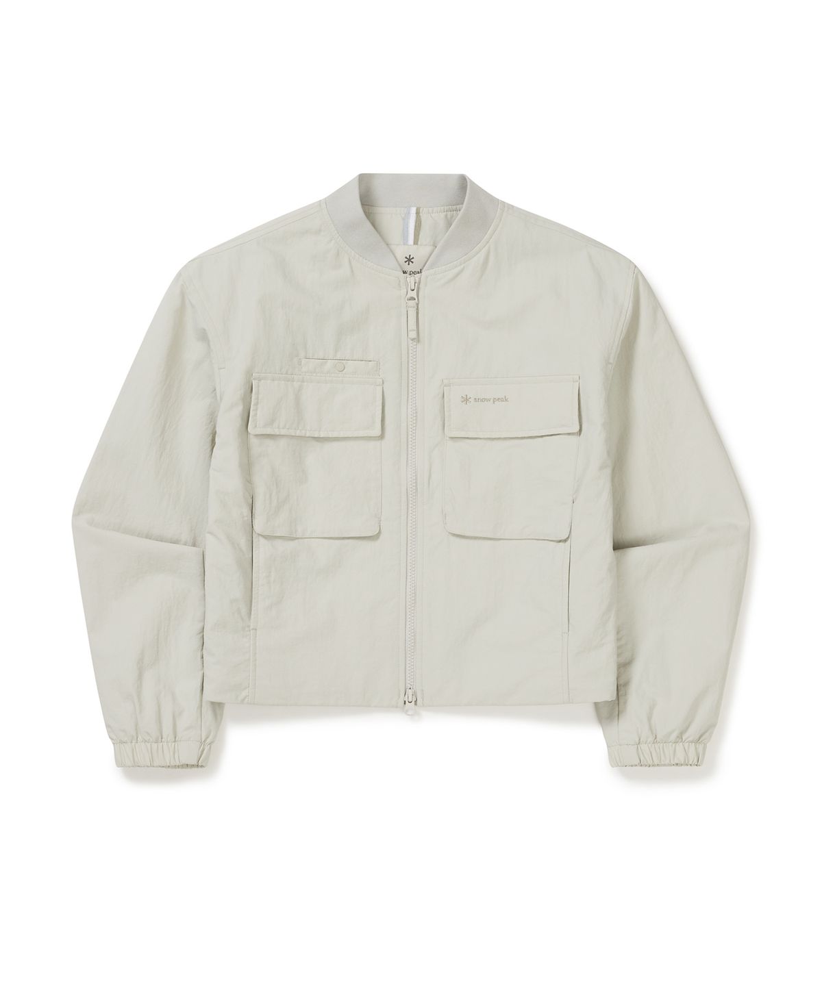 스노우피크 어패럴(SNOWPEAK APPAREL) 캠플 여성 봄버 자켓 (S25SWCWB13) Light Beige
