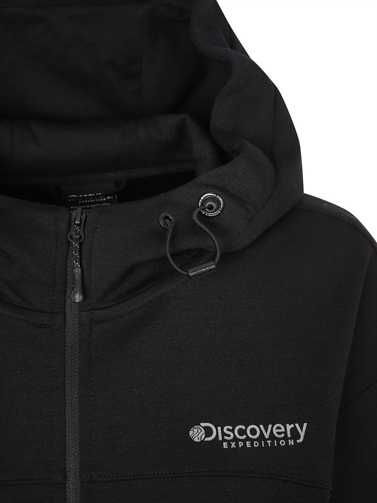 디스커버리 익스페디션(DISCOVERY EXPEDITION) 니트 에센셜 여성 트레이닝 크롭 자켓 (BLACK)