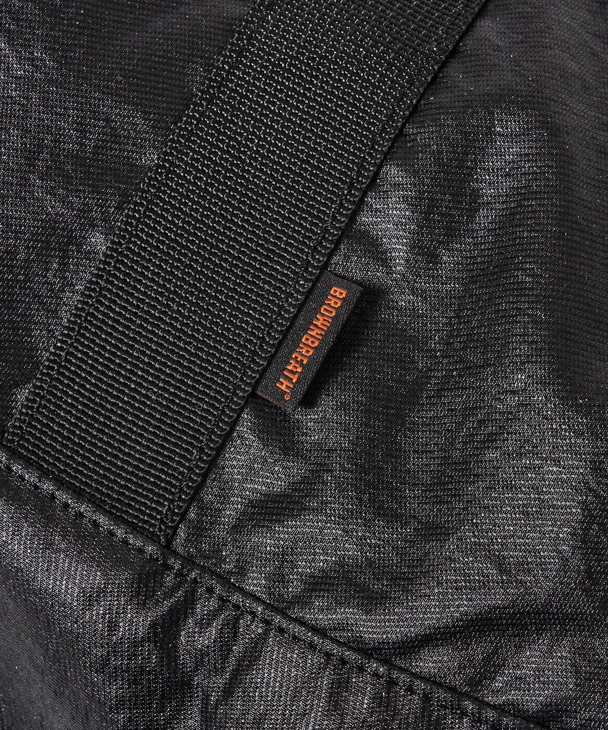 브라운브레스(BROWNBREATH) FLAG DUFFLE BAG - BLACK