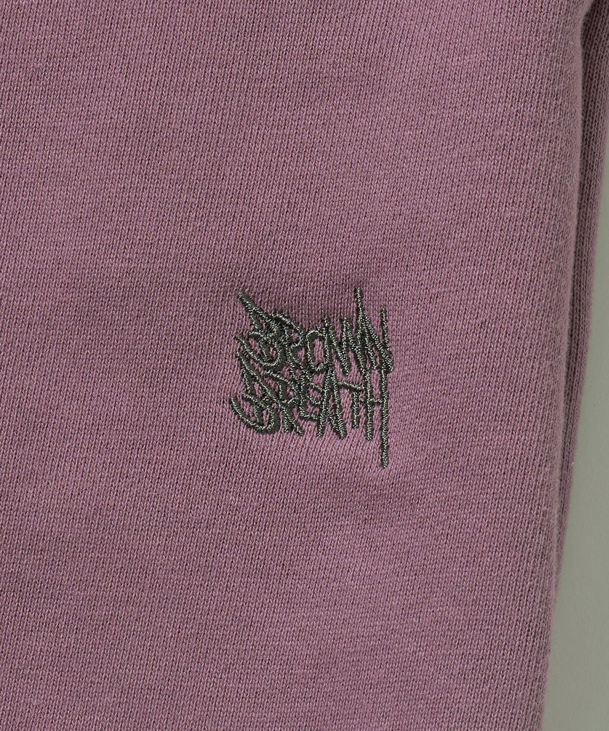 브라운브레스(BROWNBREATH) BB TAG WIDE FIT SWEAT PANTS - VIOLET
