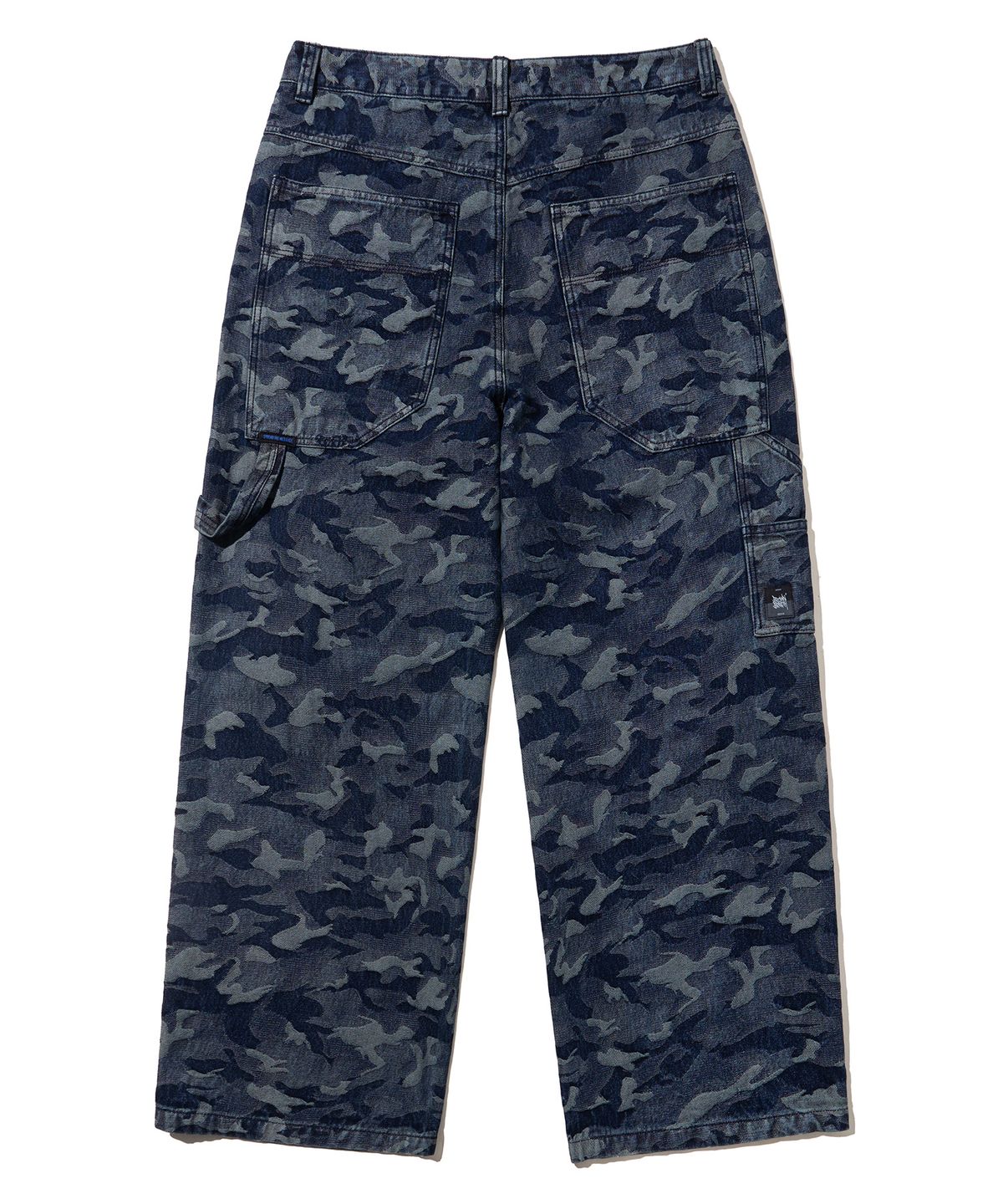브라운브레스(BROWNBREATH) CAMO BIG POCKET DENIM PANTS - INDIGO